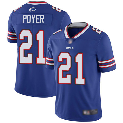 Men Buffalo Bills #21 Jordan Poyer Royal Blue Team Color Vapor Untouchable Limited Player NFL Jersey